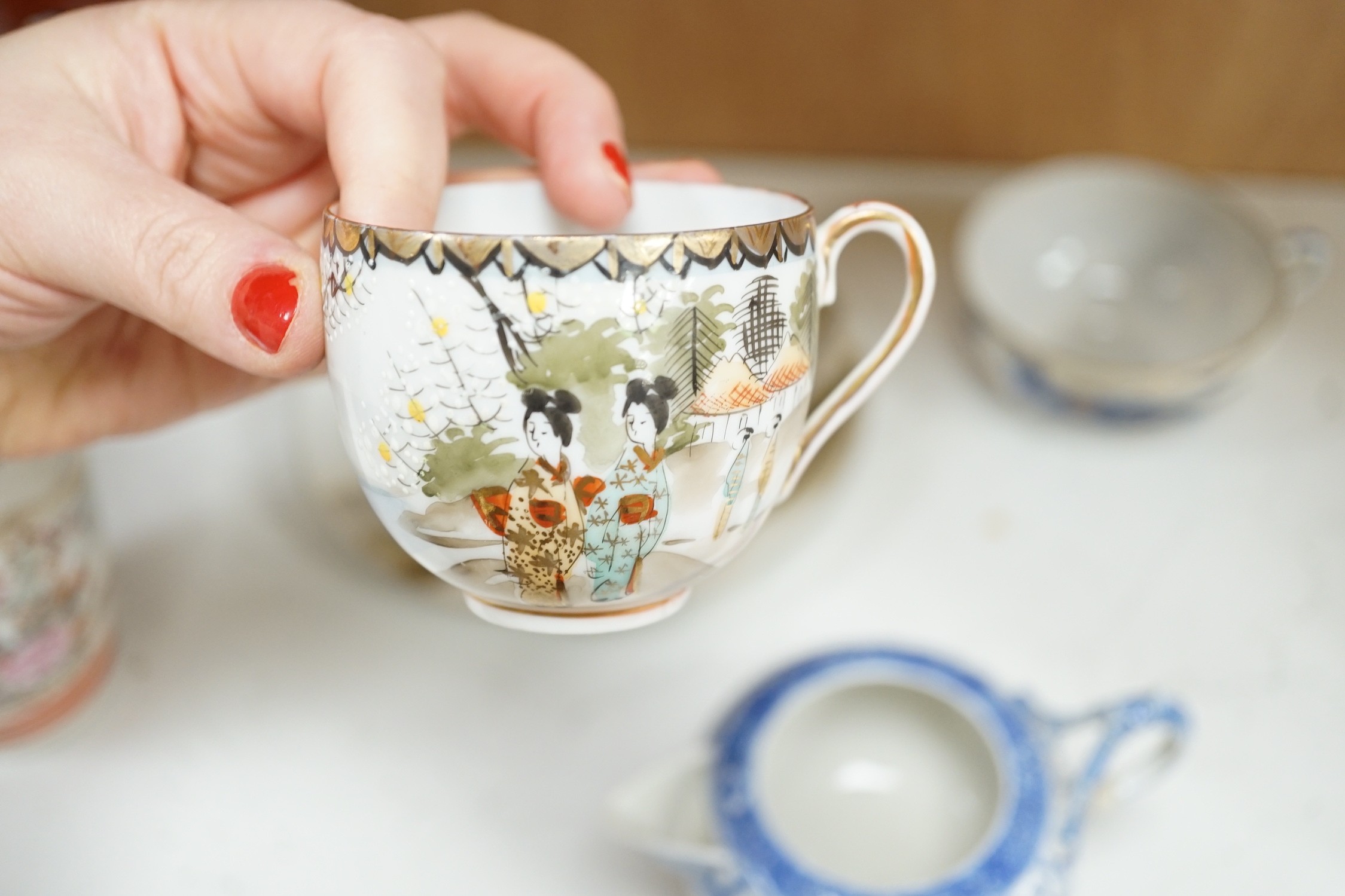 A selection or Japanese ceramics